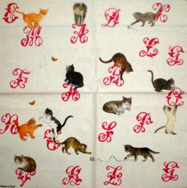 109 Katzen - 3-lagig - Madame est Servie